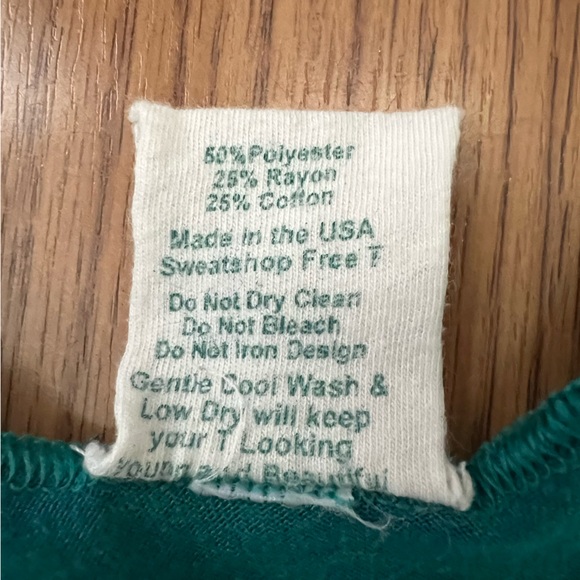 SuperMaggie Vintage Women’s Green Boho Floral Tank Top Oversized Size Small - Picture 6 of 11